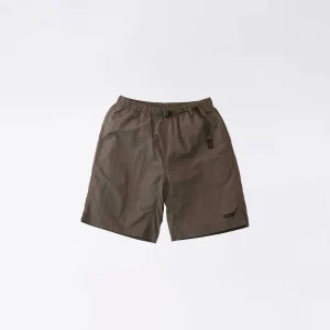 NYLON PACKABLE G-SHORT DARK BROWN