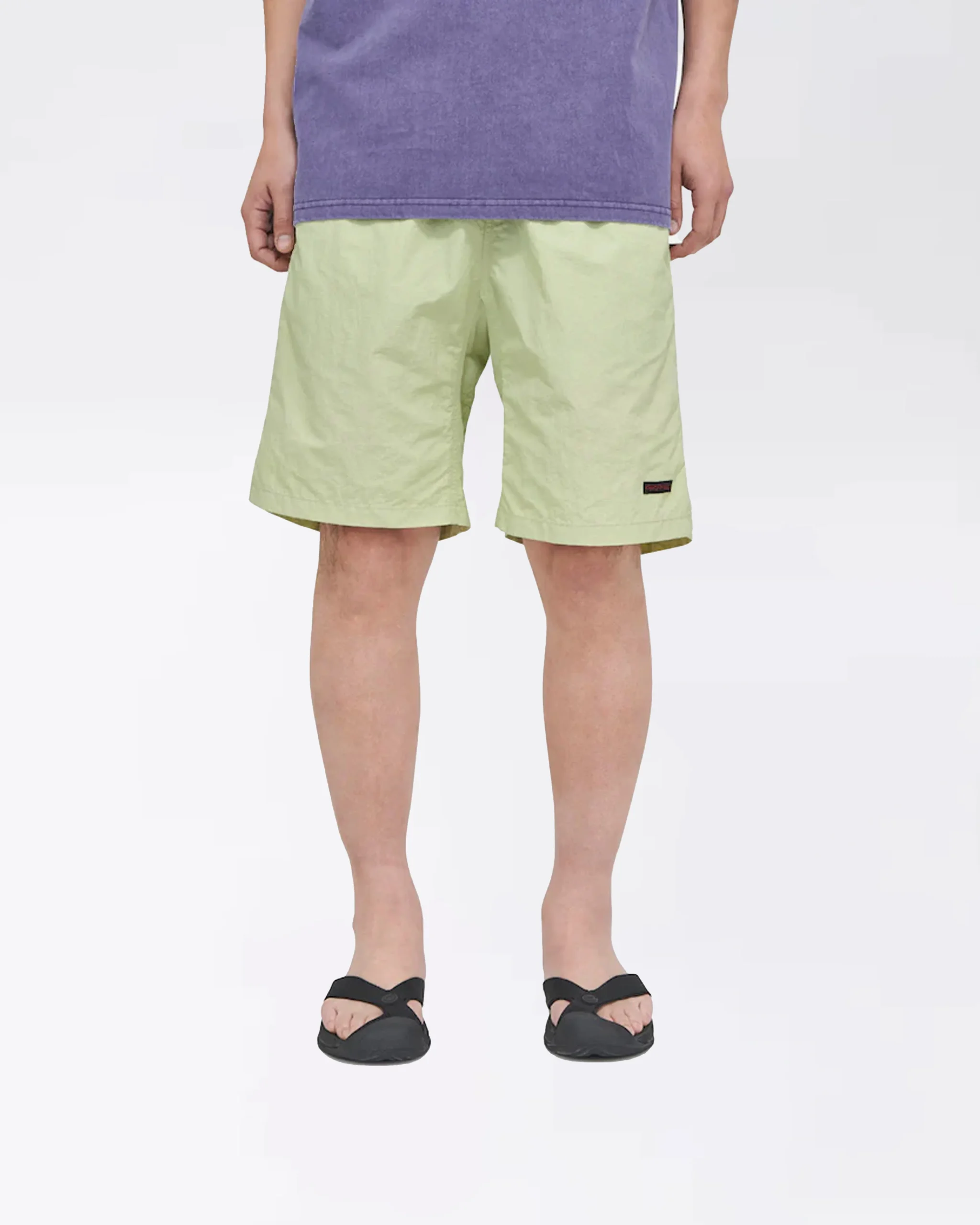 NYLON PACKABLE G-SHORT LIME – Image 2