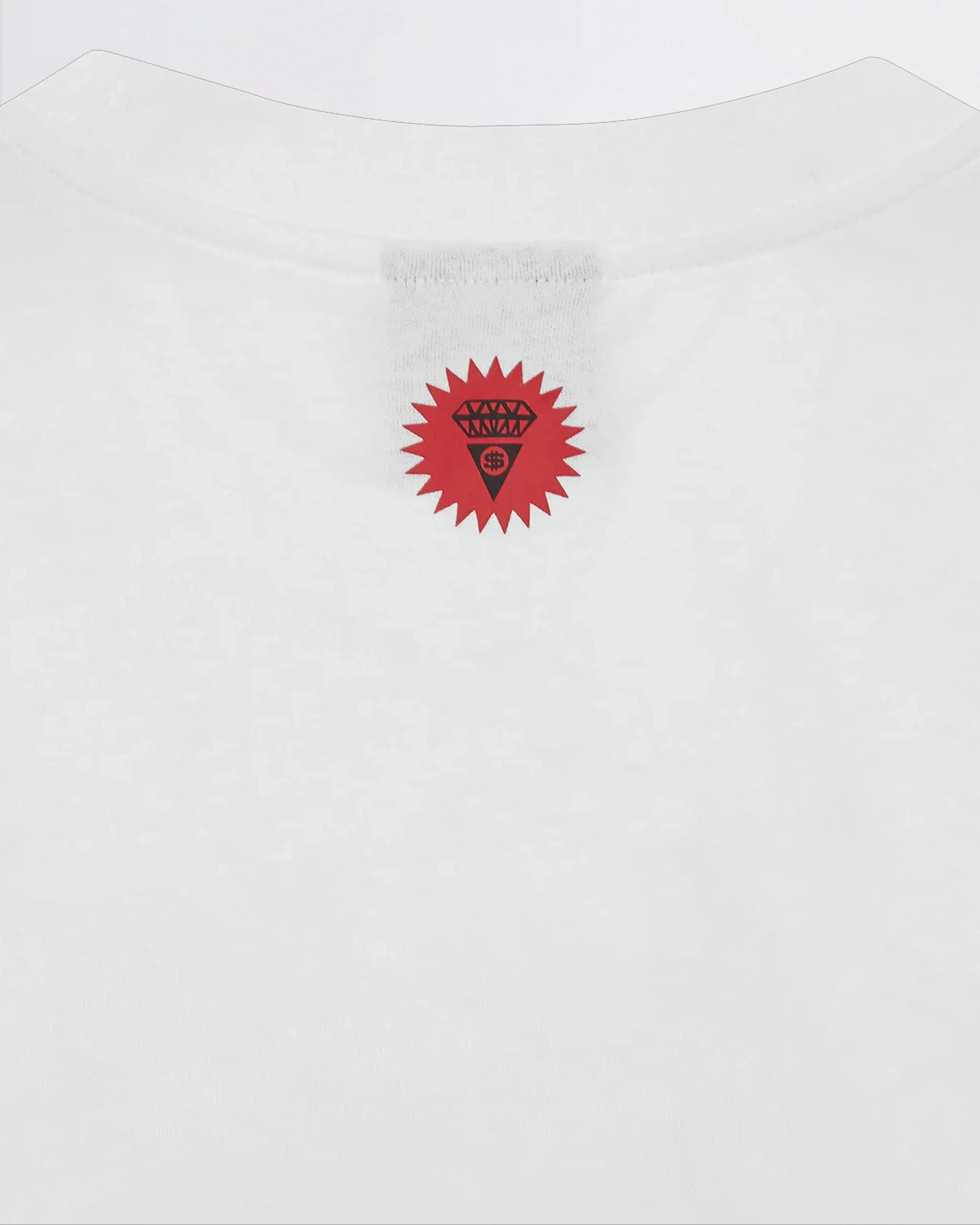 BLOCK LOGO T-SHIRT WHITE – Image 4