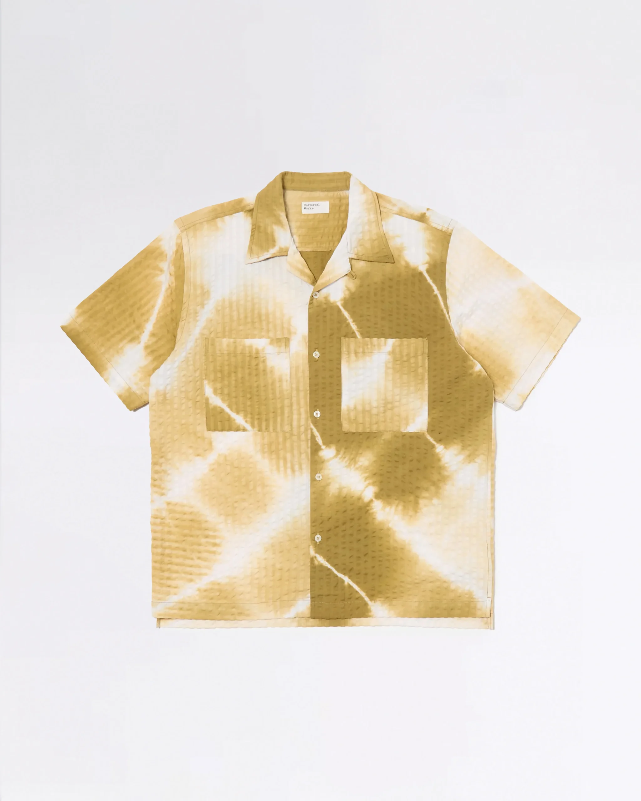 CAMPER SHIRT CHARCOAL TIE N DYE SEERSUCKER