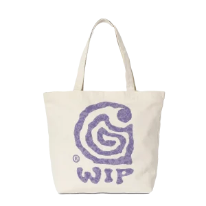 CANVASGRAPHICTOTEHELIXPRINT_NATURAL1.pngv1758117623 CANVAS GRAPHIC TOTE HELIX PRINT/NATURAL