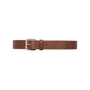 CEINTURE SCRIPT MARRON