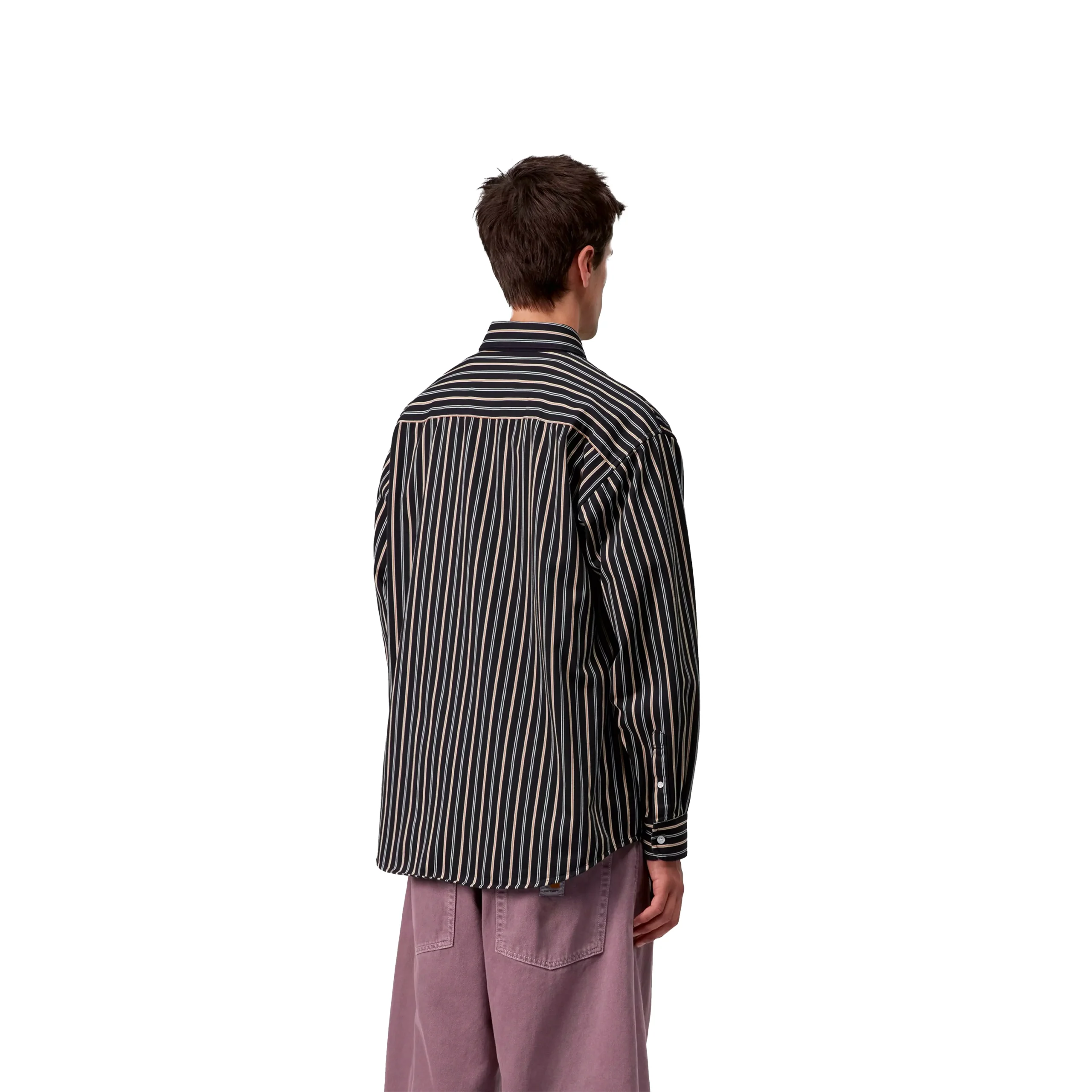 CHEMISE L/S PALANCE, PALANCE STRIPE & NOIR – Image 2