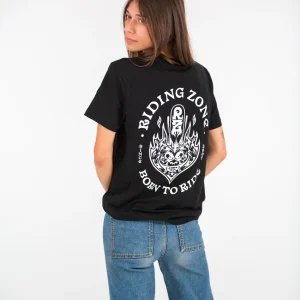 T-shirt RZ noir "Born To Ride"