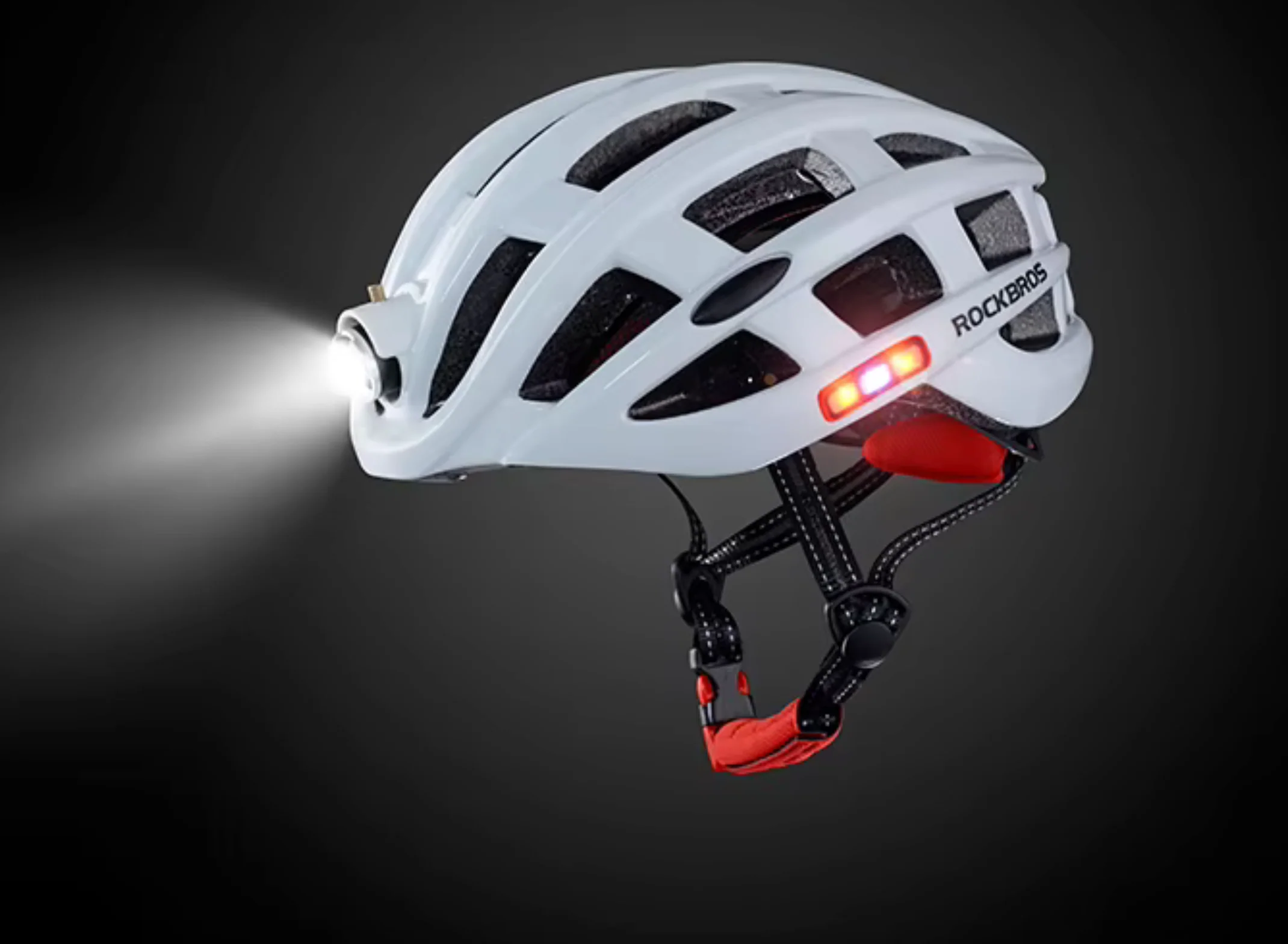 Casque LumiRide – Un casque de vélo lumineux rechargeable USB – Image 3