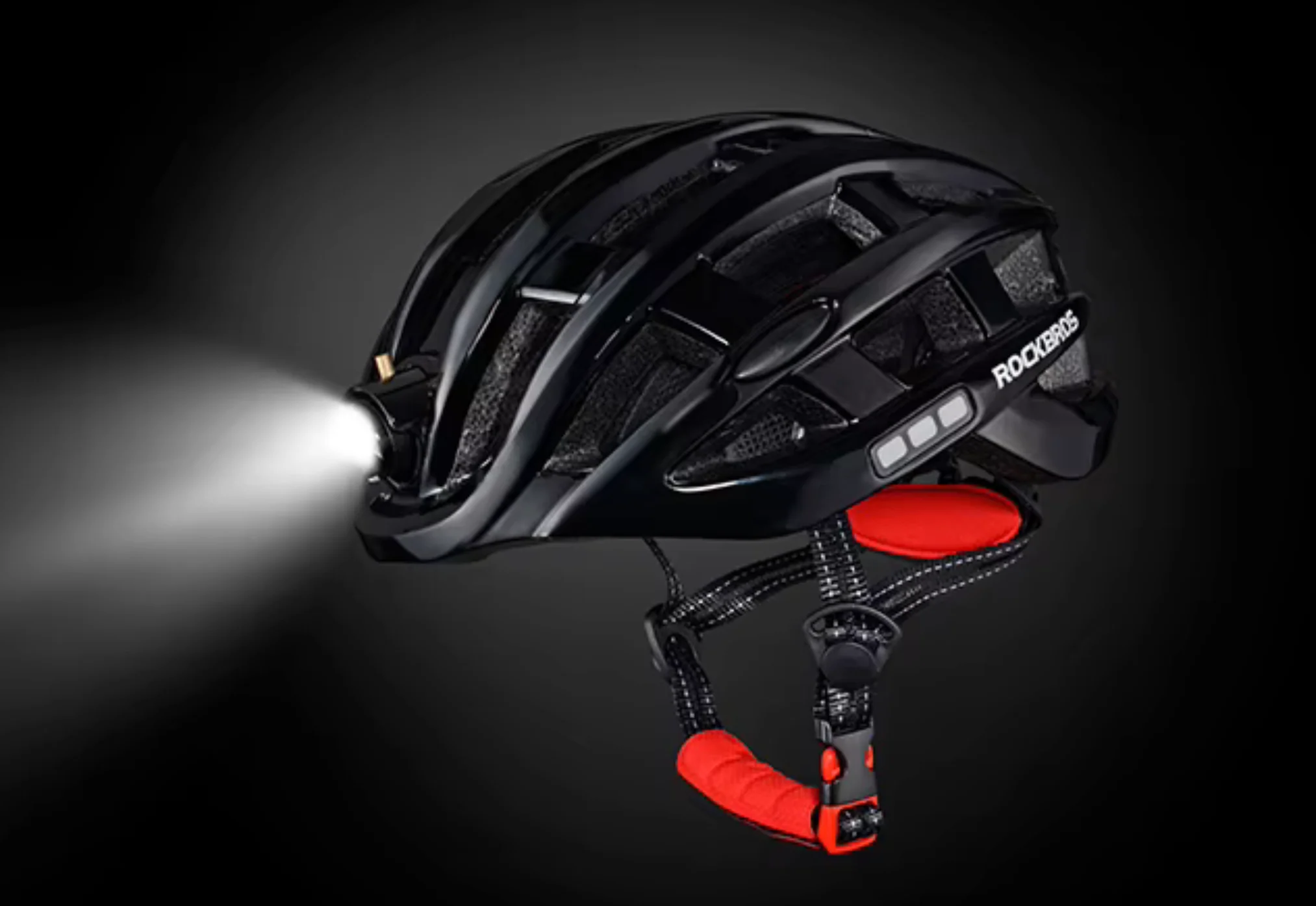 Casque LumiRide – Un casque de vélo lumineux rechargeable USB – Image 2