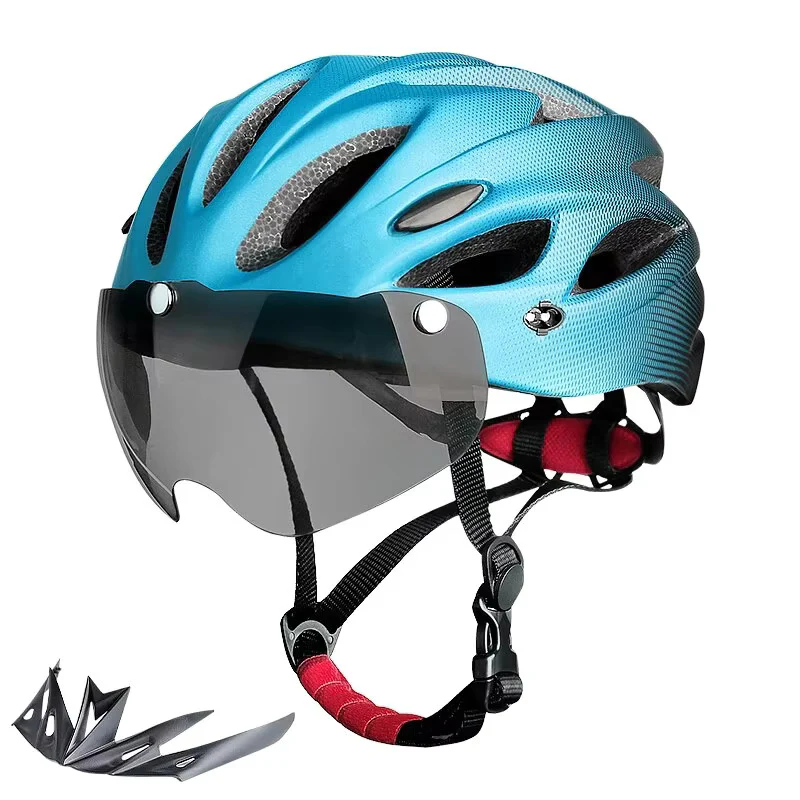 Casque de vélo ultraléger avec LED, respirant et coloré – Image 5