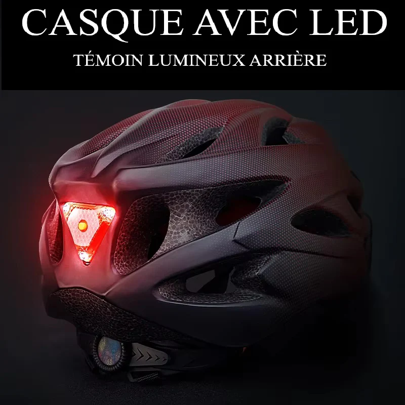 Casque de vélo ultraléger avec LED, respirant et coloré – Image 2