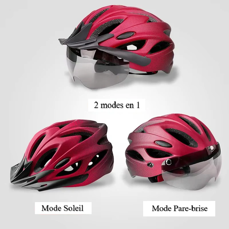 Casque de vélo ultraléger avec LED, respirant et coloré – Image 9