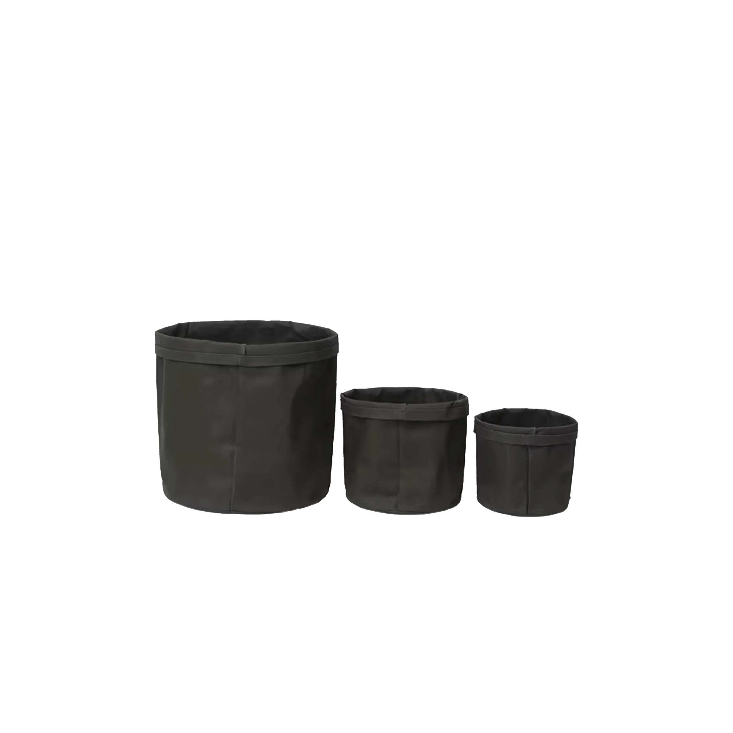 SET DE JARDINIERES CANVAS PLANTER SET VERT FONCE – Image 2