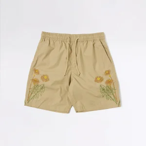 FLOWER MOUNTAIN X BEACH SHORT SAND RECYCLED POLY TECH