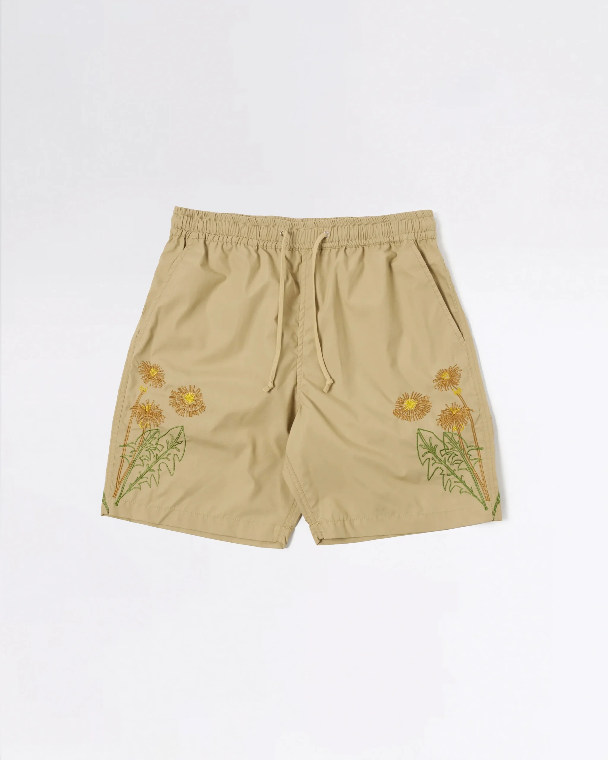 FLOWER MOUNTAIN X BEACH SHORT SAND RECYCLED POLY TECH