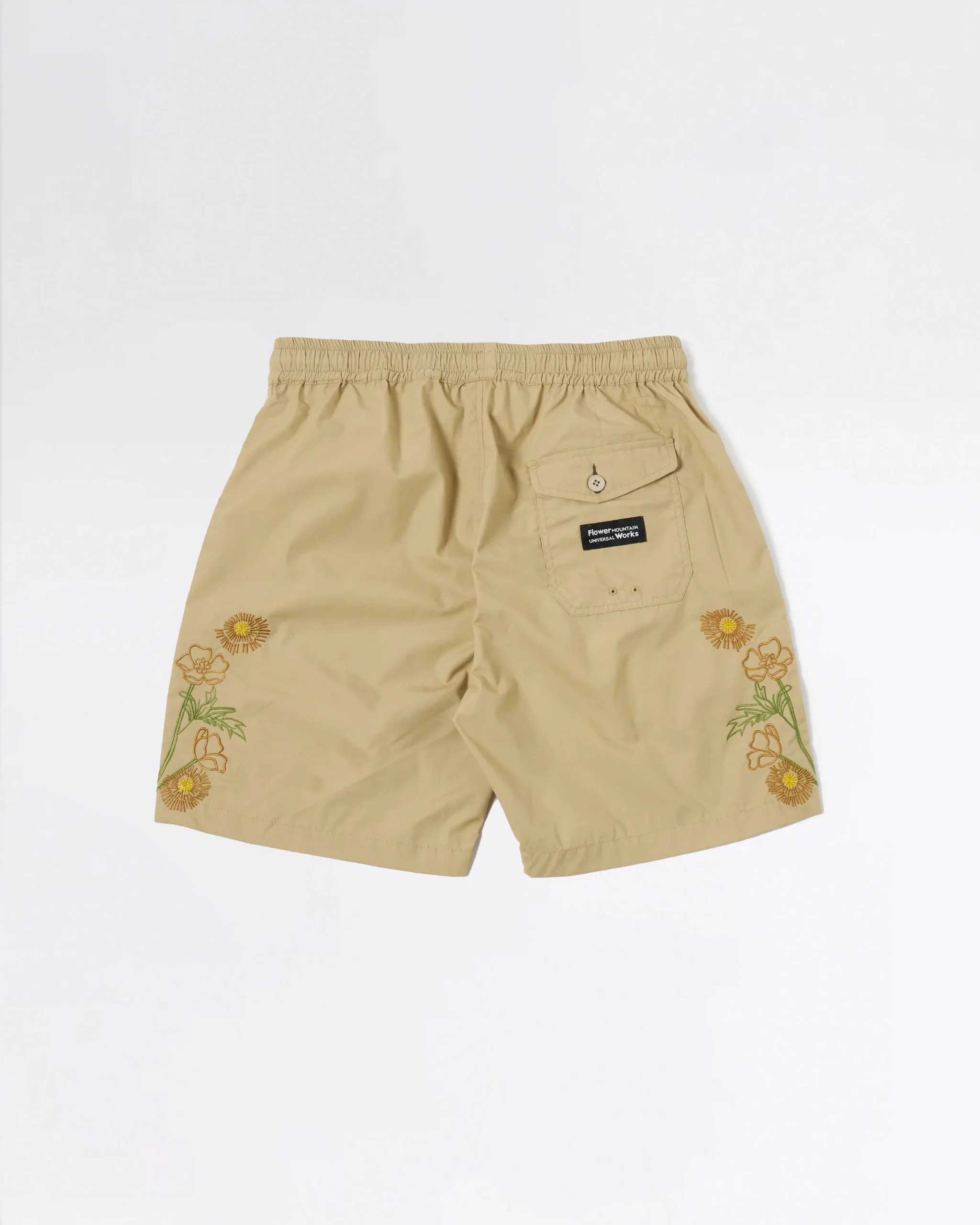 FLOWER MOUNTAIN X BEACH SHORT SAND RECYCLED POLY TECH – Image 3