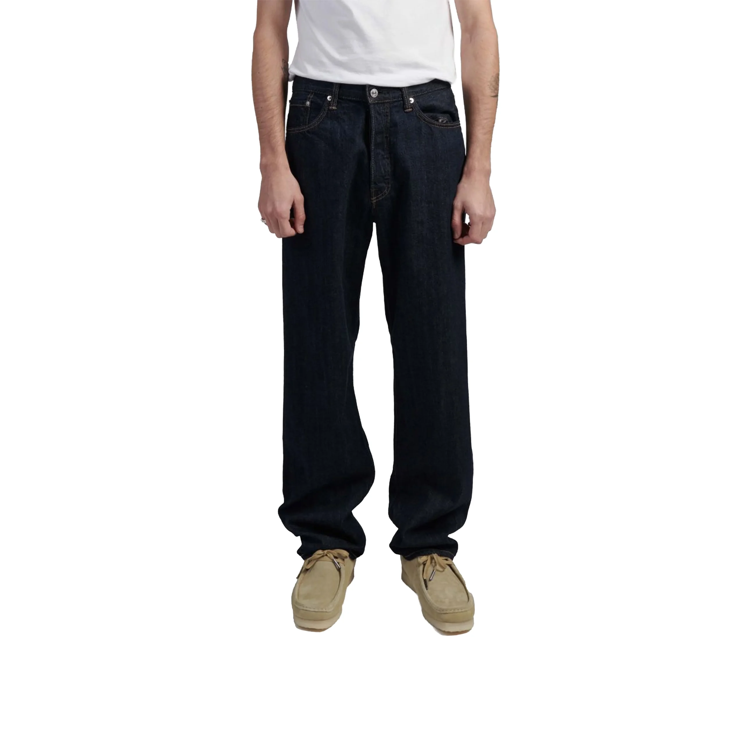 JEAN LOOSE FIT MADE IN JAPAN BLUE RINSED L32 – Image 2