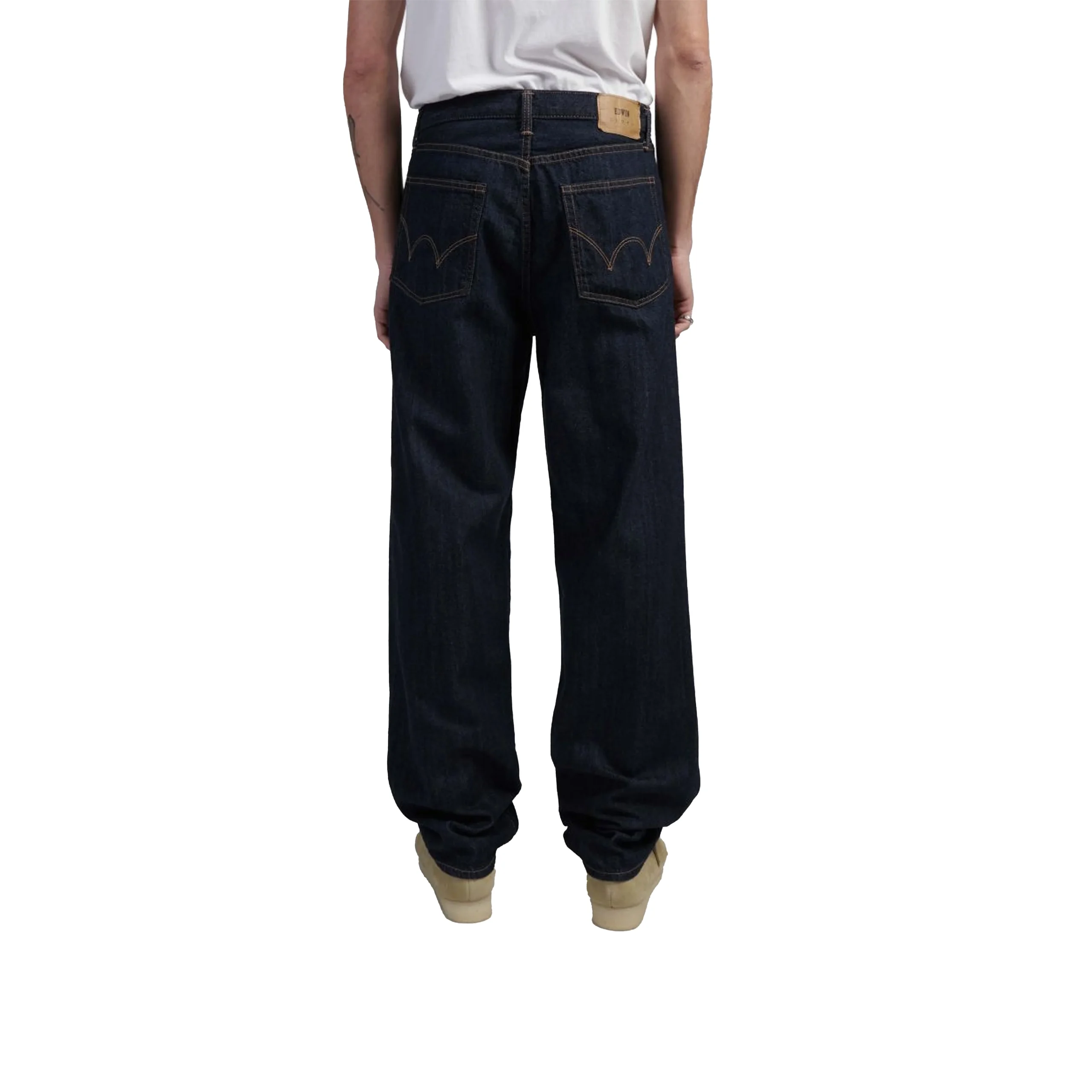 JEAN LOOSE FIT MADE IN JAPAN BLUE RINSED L32 – Image 4