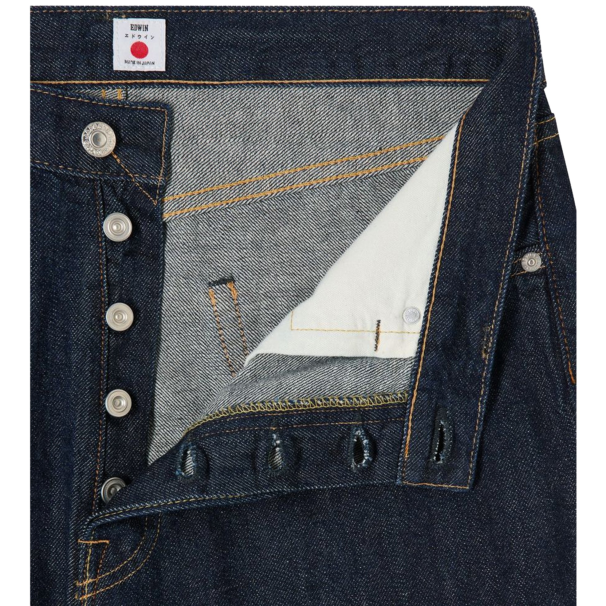JEAN LOOSE FIT MADE IN JAPAN BLUE RINSED L32 – Image 3