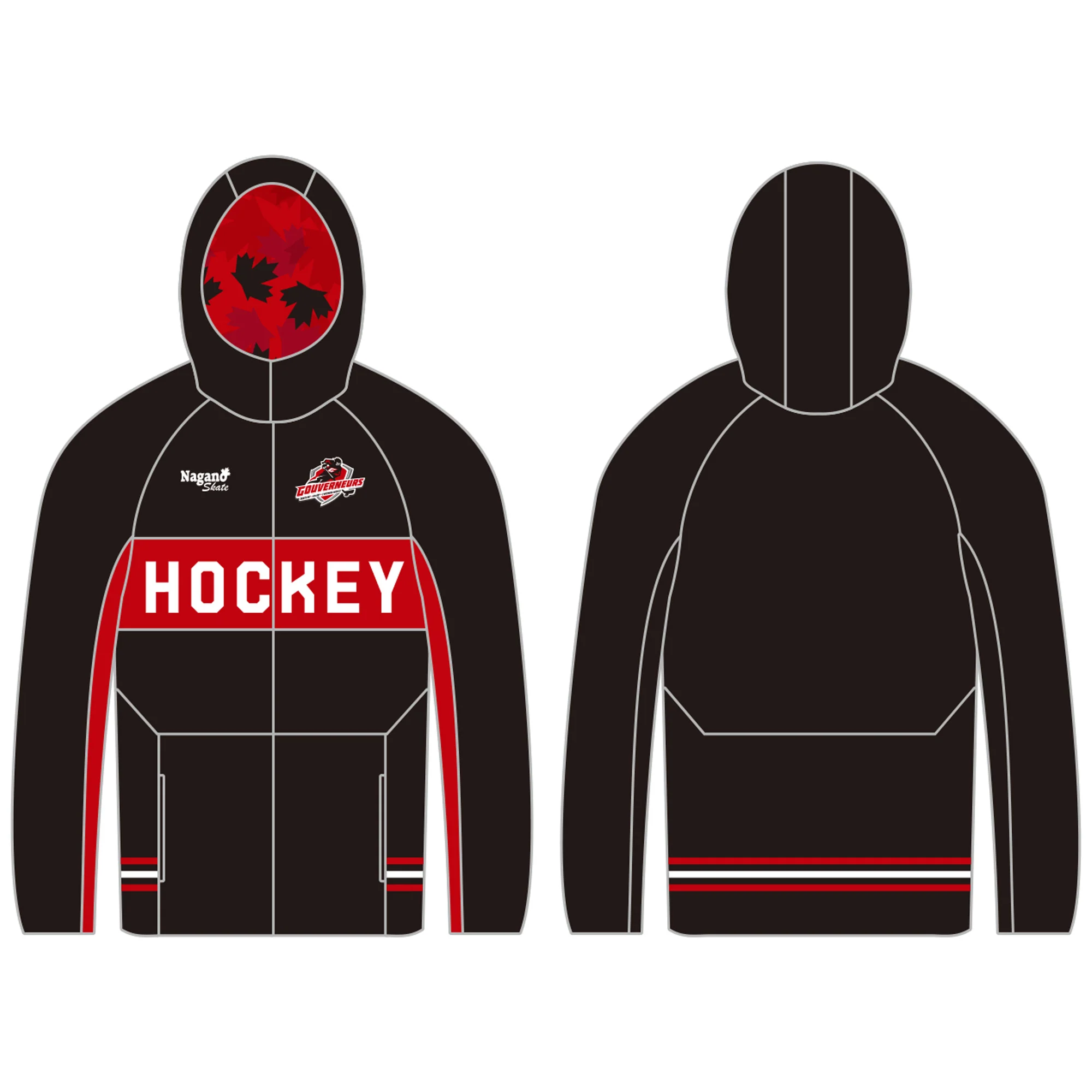 Hoodie Zipper - Sublimé - Gouverneurs - SFSAL