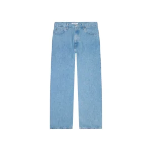JEAN MATRIX BLUE HEAVY BLEACHED WASH L32