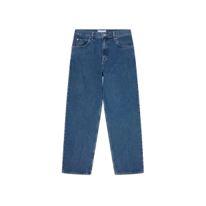 JEAN MATRIX BLUE MID MARBLE WASH L32