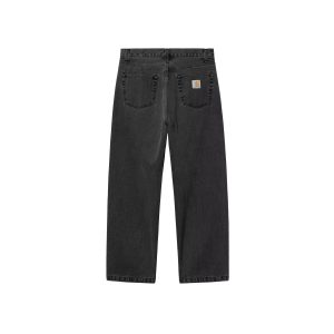 LANDON PANT BLACK HEAVY STONE WASHED