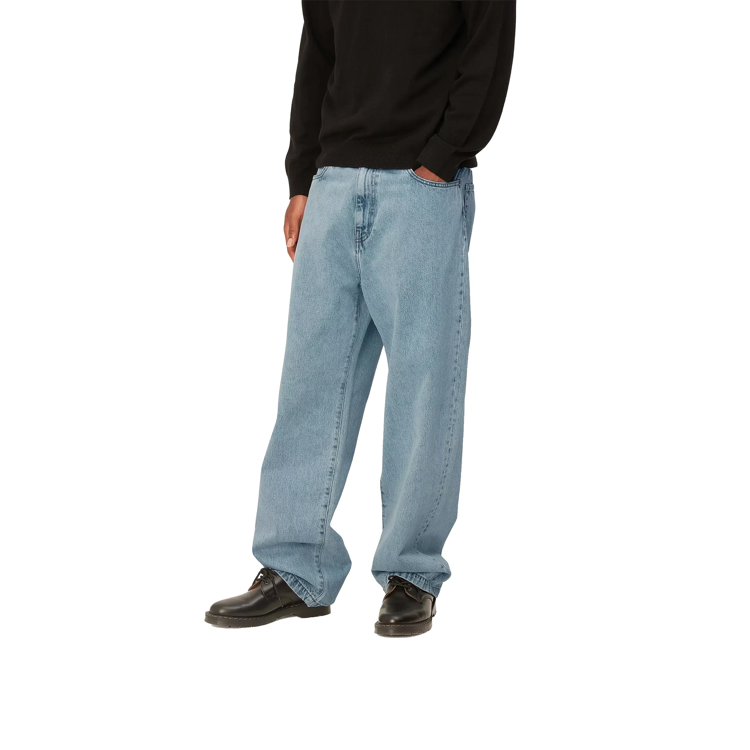 LANDON PANT BLUE BLEACHED – Image 2