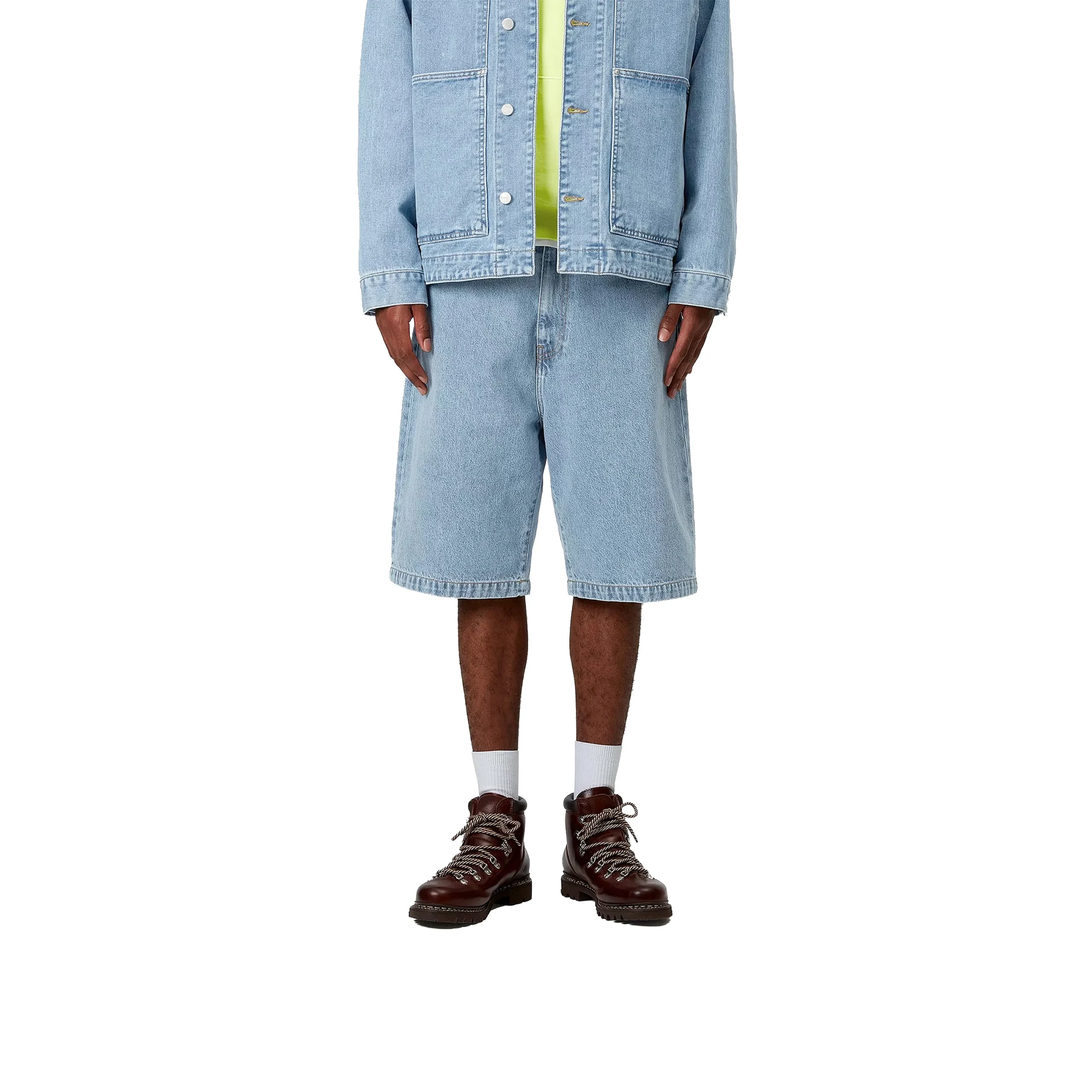 LANDON SHORT BLUE BLEACHED – Image 2