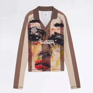 MAILLOT MANCHES LONGUES PUMA X KIDSUPER FLAT BRONZE/AOP