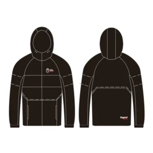 Hoodie Full Zipper Noir- Sublimé - Ontario