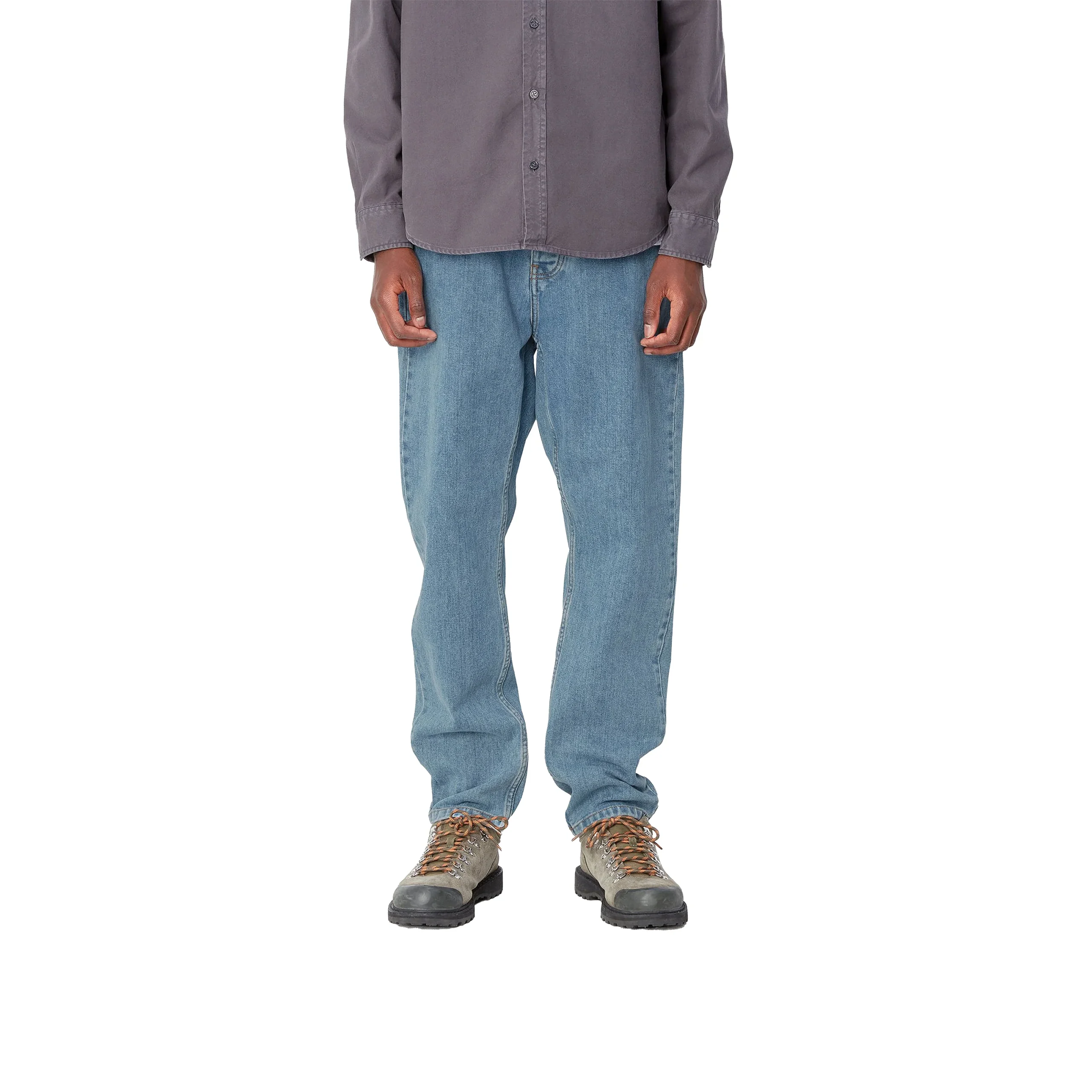 NEWEL PANT BLUE STONE BLEACHED – Image 2