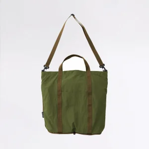 NYLON PACKABLE EXPLORER TOTE OLIVE