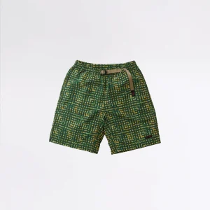 NYLON PACKABLE G-SHORT BATIK GREEN