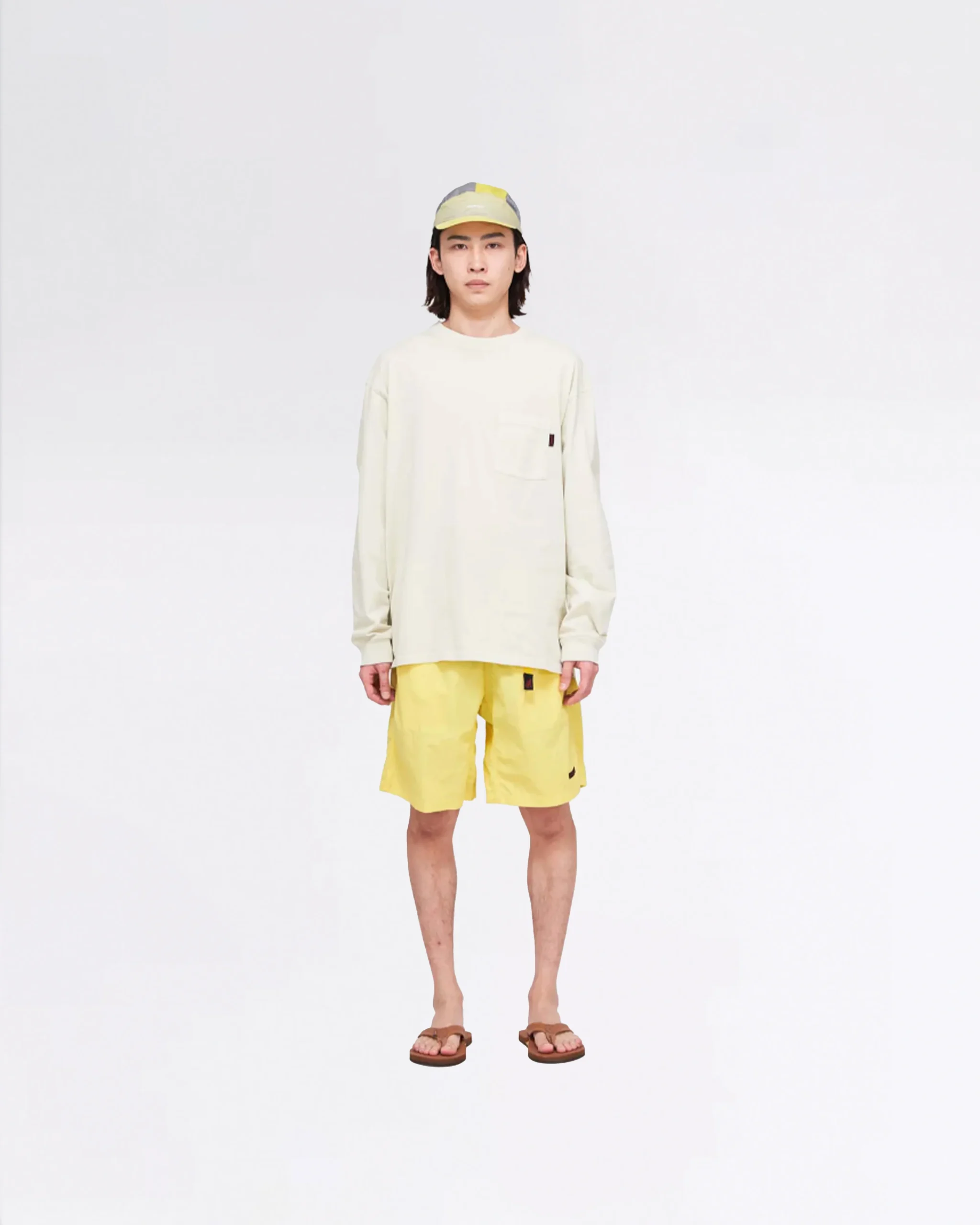 NYLON PACKABLE G-SHORT SUNFLOWER – Image 2