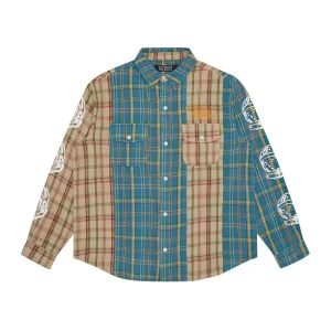 CHEMISE PANELLED CHECK MULTI CHECK