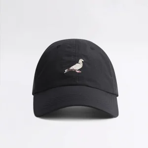 PIGEONLOGONYLONCAPBLACK1_e13022cc-2d89-454a-84e4-8b1deb9b46ca.jpgv1744953955 PIGEON LOGO NYLON CAP BLACK