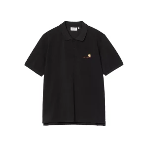 POLO S/S AMERICAN SCRIPT NOIR