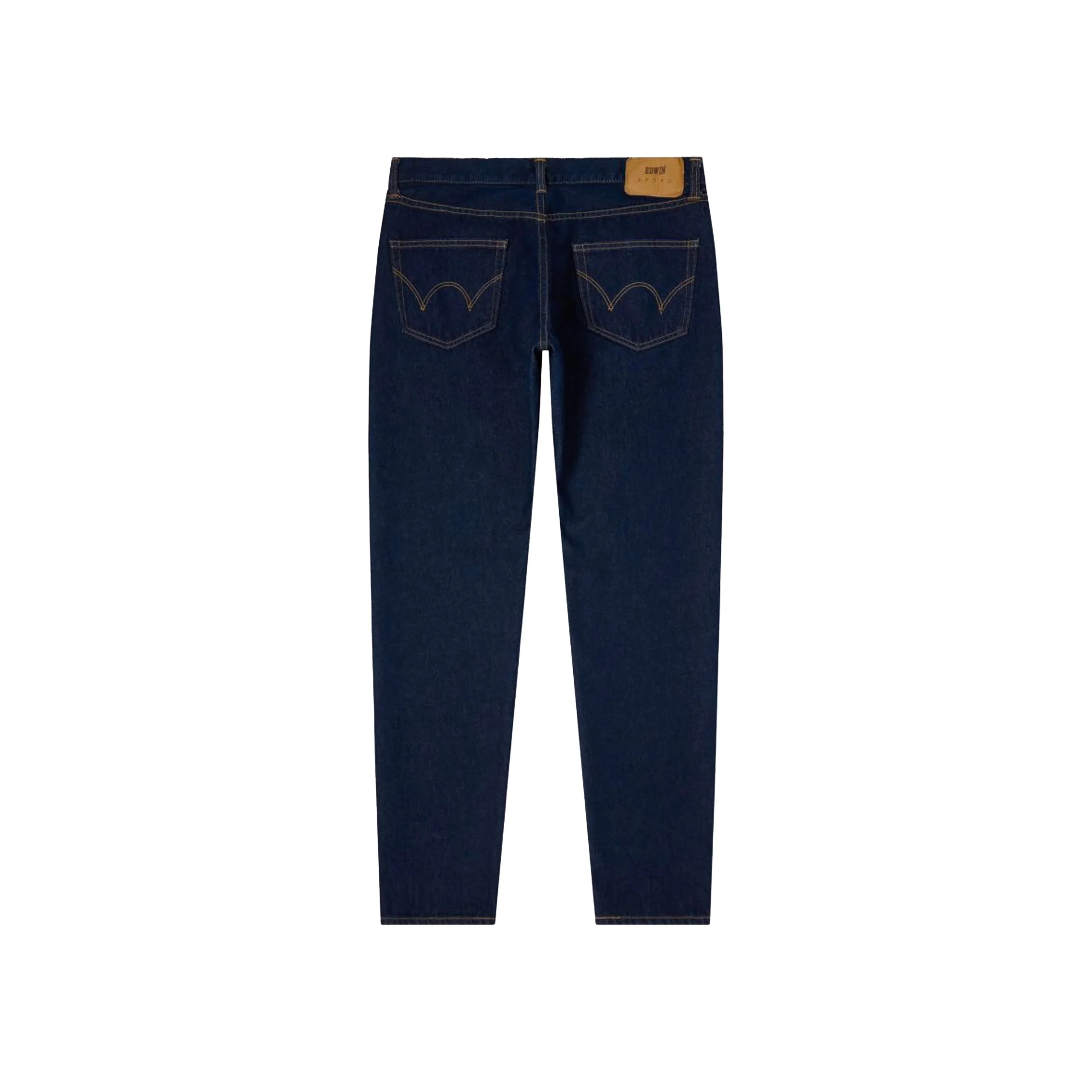 JEAN REGULAR STRAIGHT MADE IN JAPAN BLUE RINSED L32 – Image 4
