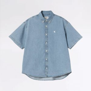 S-SLUCASSHIRTBLUEBLEACHED1.jpgv1746184952 S/S LUCAS SHIRT BLUE BLEACHED