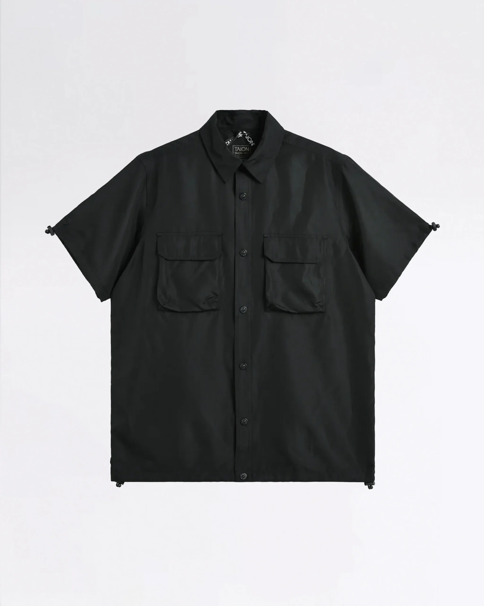 S/S MILITARY SHIRT ADJUST BLACK