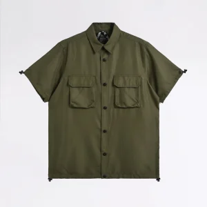 S-SMILITARYSHIRTADJUSTDEEPOLIVE1.jpgv1749562722 S/S MILITARY SHIRT ADJUST DEEP OLIVE