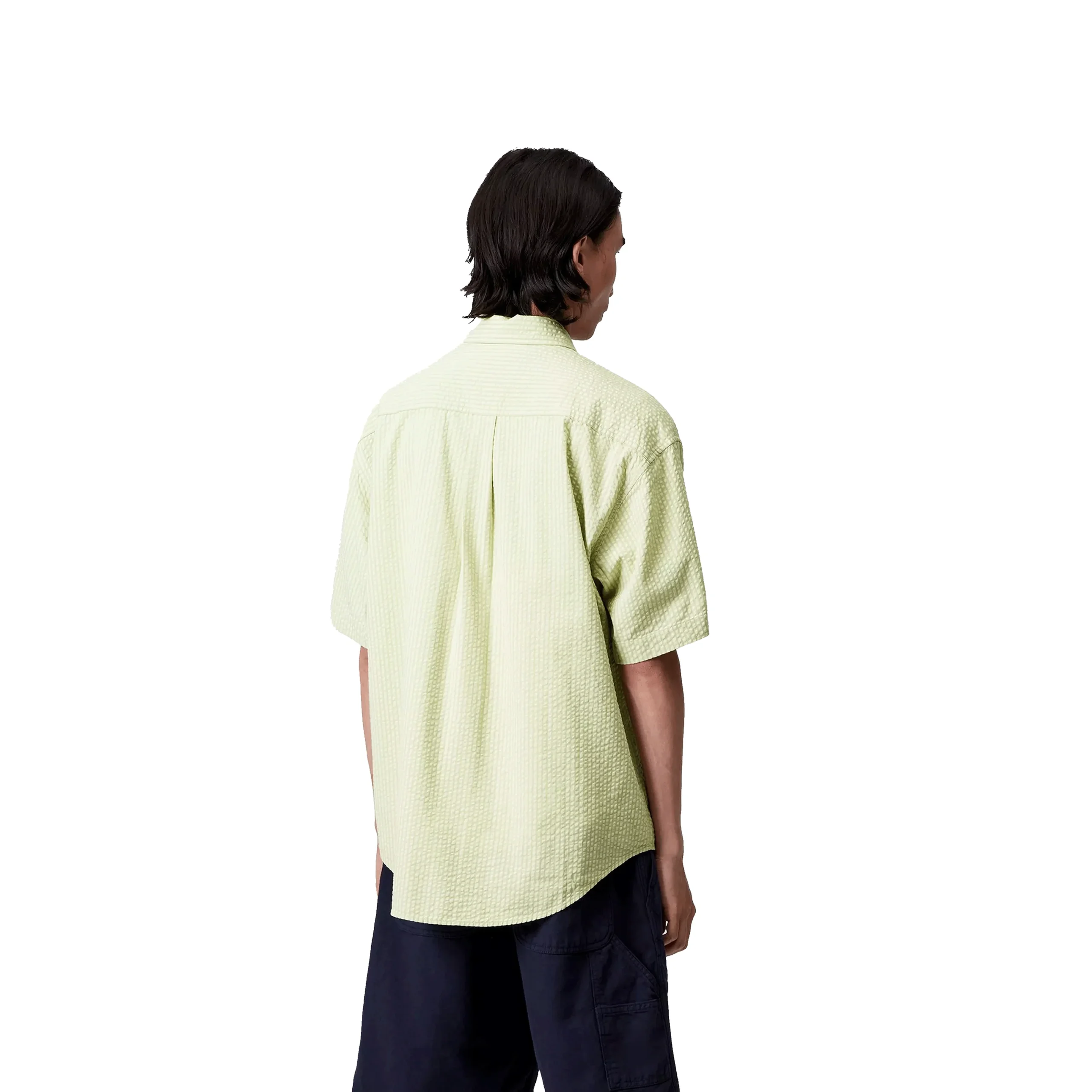 S/S TOLAND SHIRT TOLAND STRIPE-PALE OLIVE – Image 3