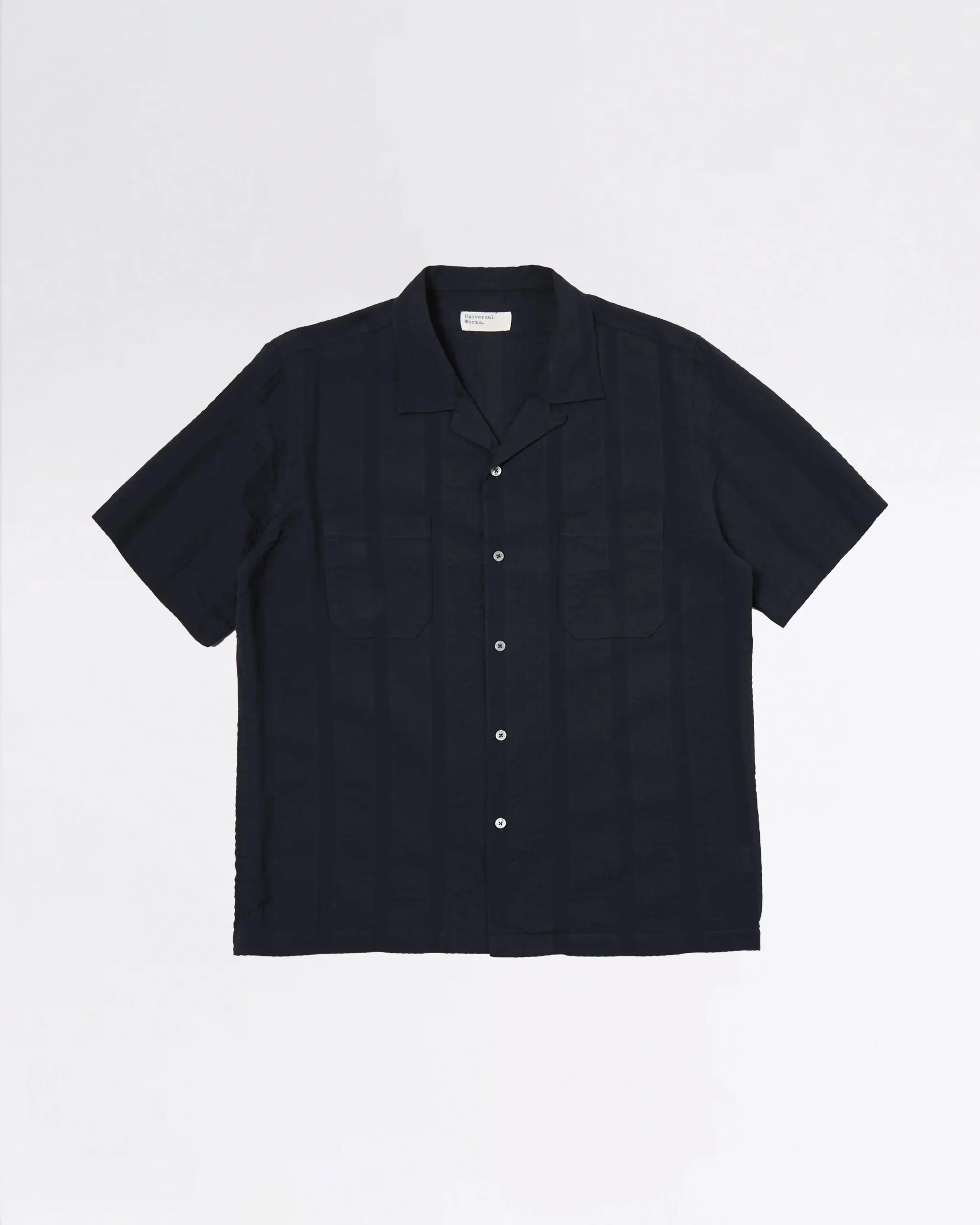 SAL ROAD SHIRT NAVY MAUI COTTON