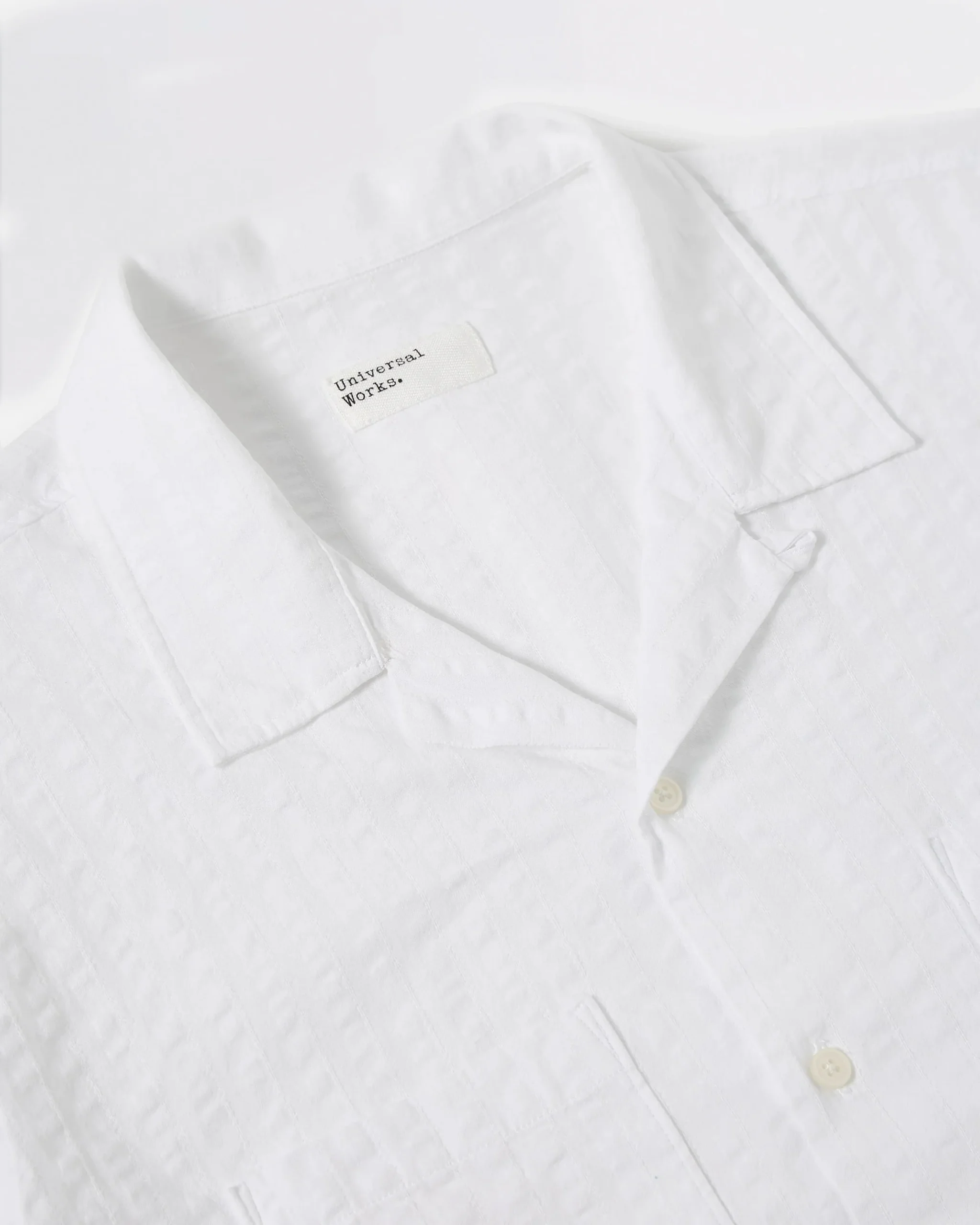 SAL ROAD SHIRT WHITE KOS SELF STRIPE – Image 4