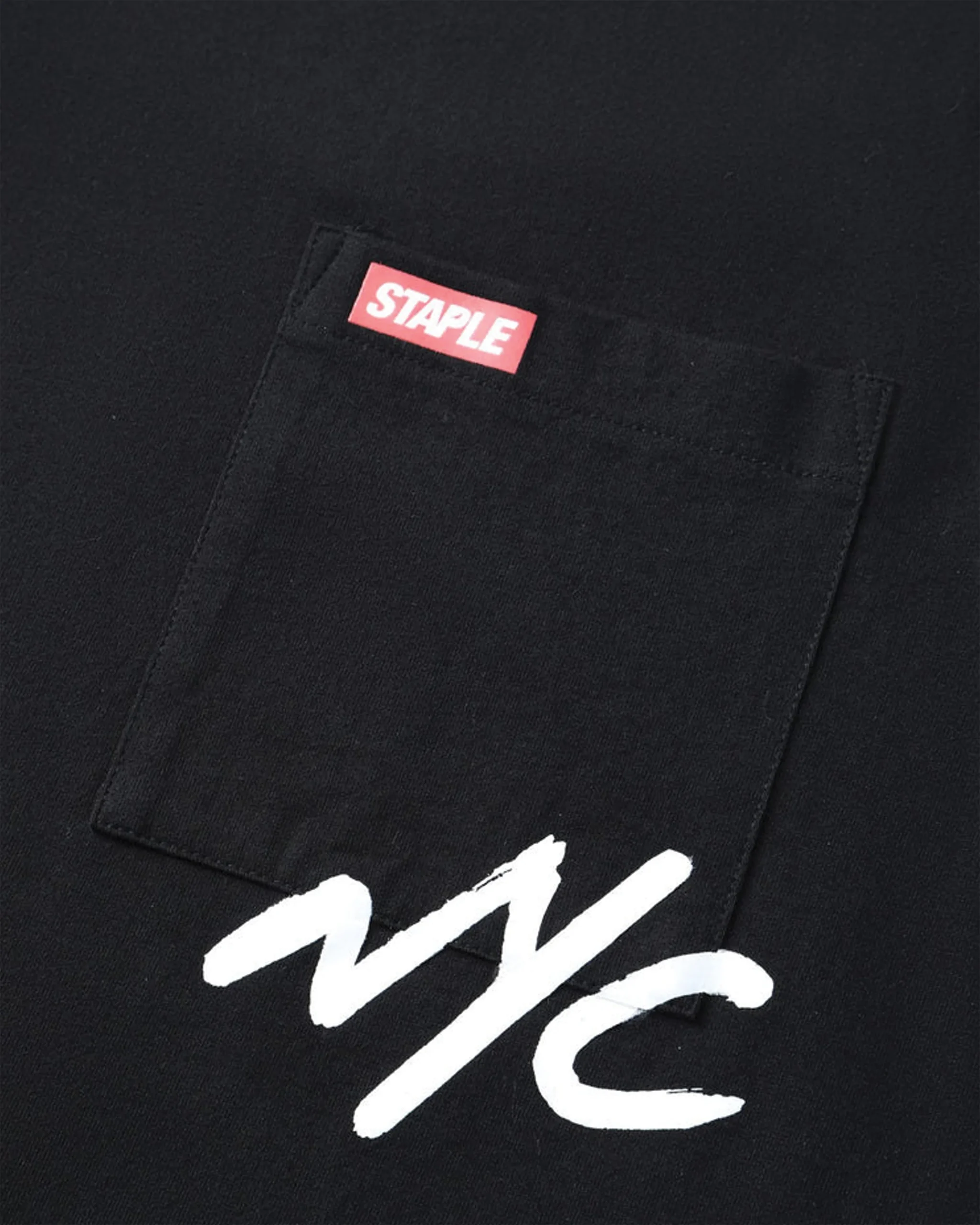 SEAGRAM POCKET L/S T-SHIRT BLACK – Image 2