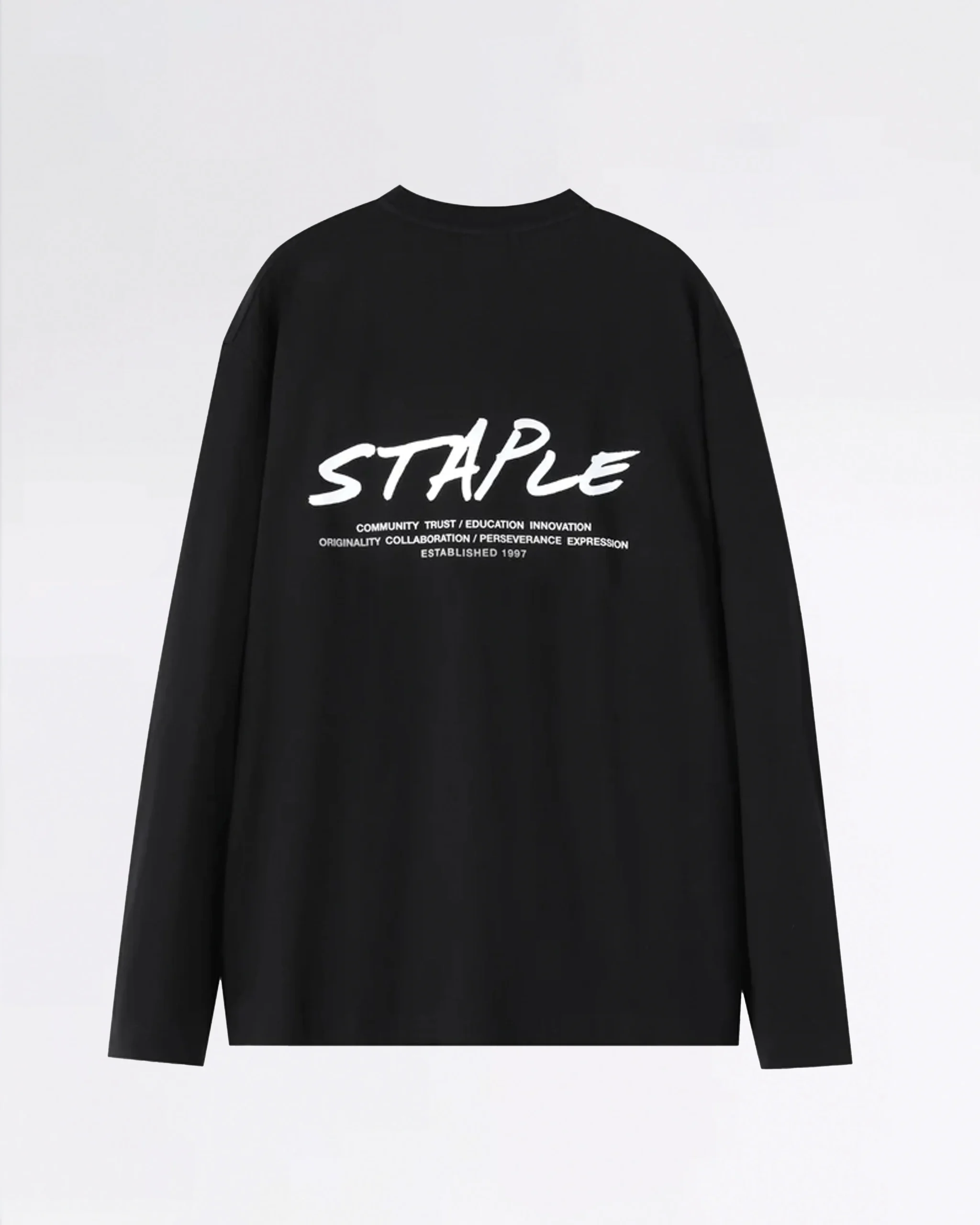 SEAGRAM POCKET L/S T-SHIRT BLACK – Image 3