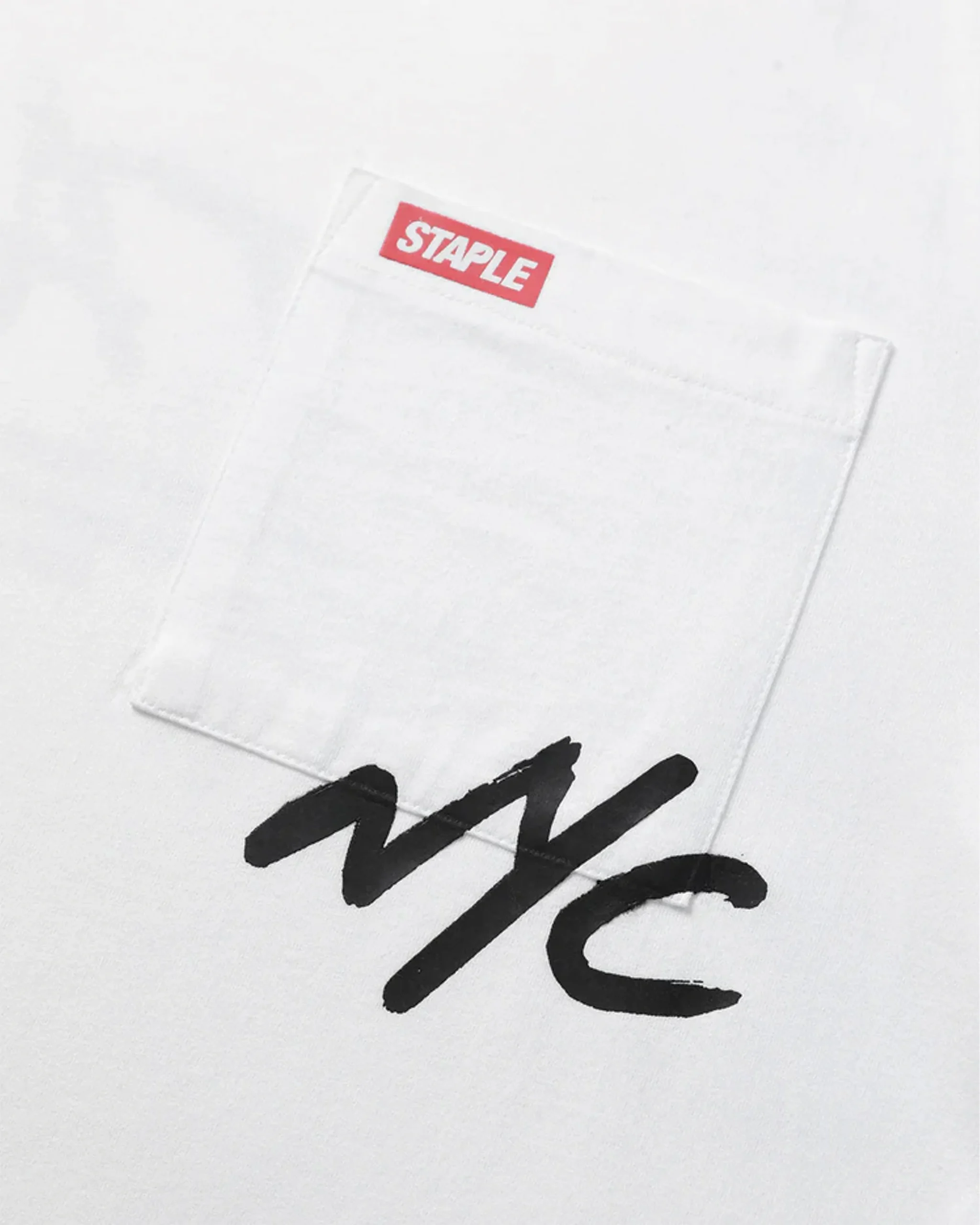 SEAGRAM POCKET L/S T-SHIRT WHITE – Image 2