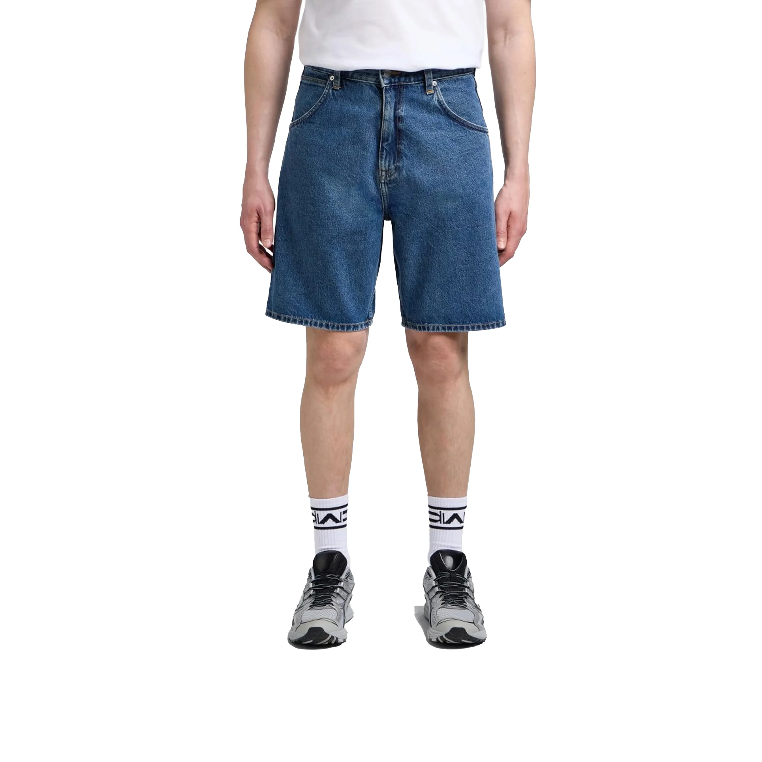 SHORT TYRELL BLUE MID MARBLE WASH – Image 2