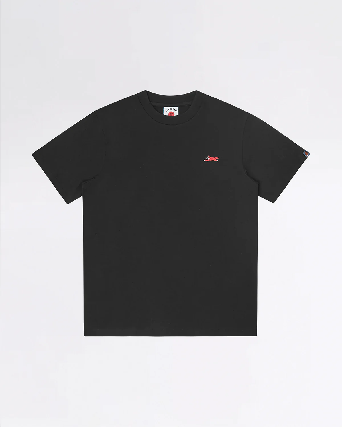 SMALL RUNNING DOG T-SHIRT BLACK