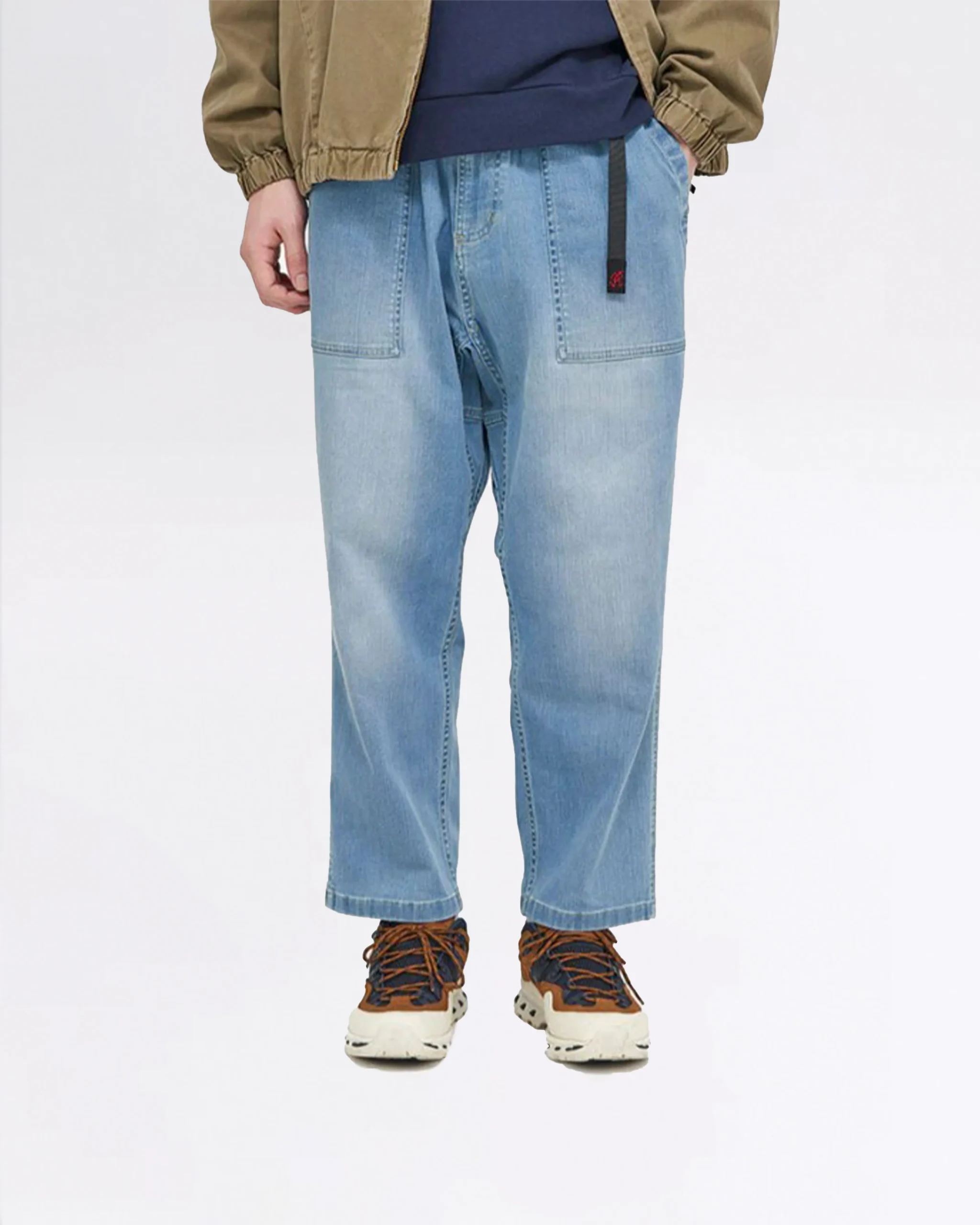 STRETCH DENIM LOOSE TAPERED PANT MEDIUM USED – Image 2