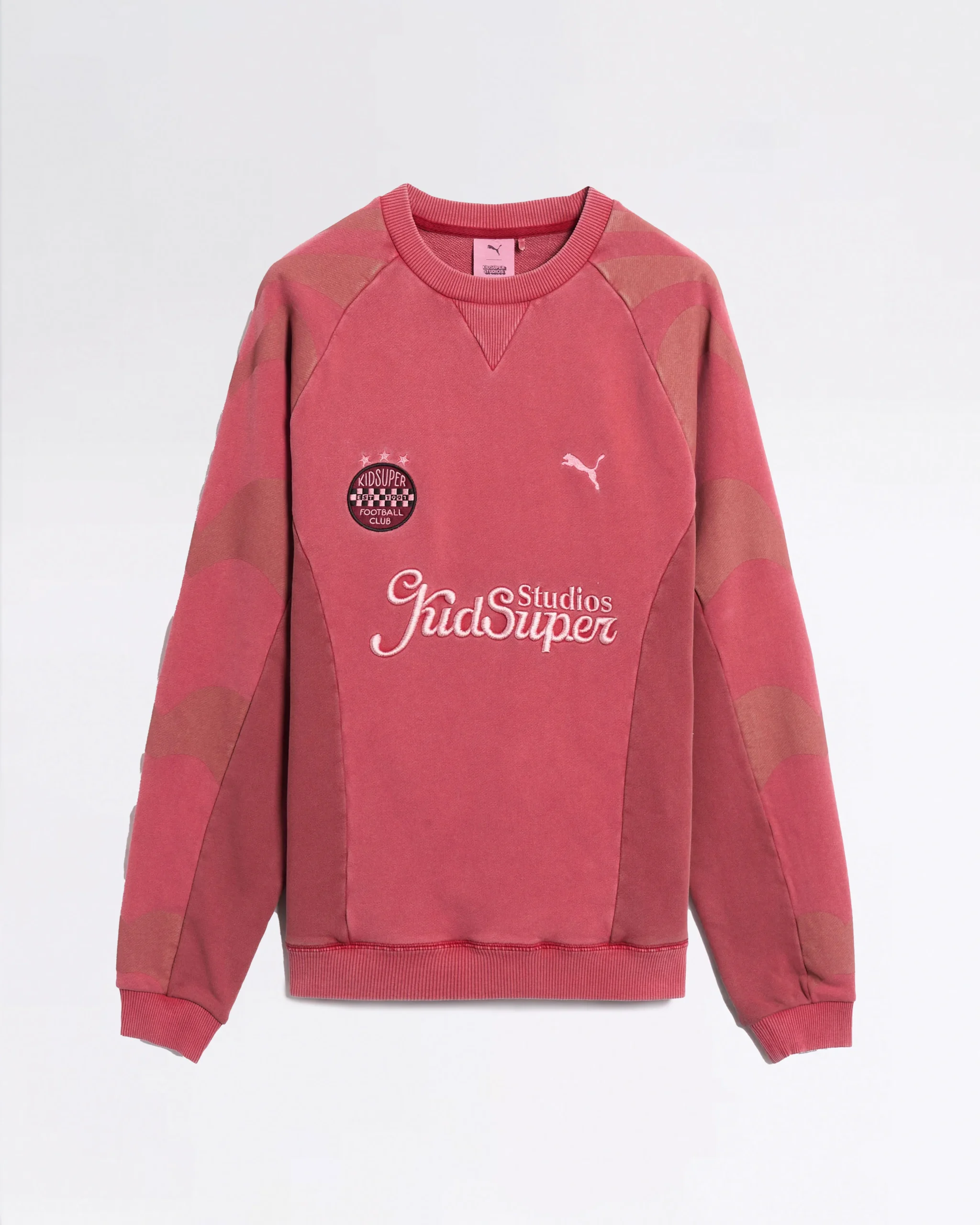 SWEATSHIRT GRAPHIQUE PUMA X KIDSUPER CREW ROJO