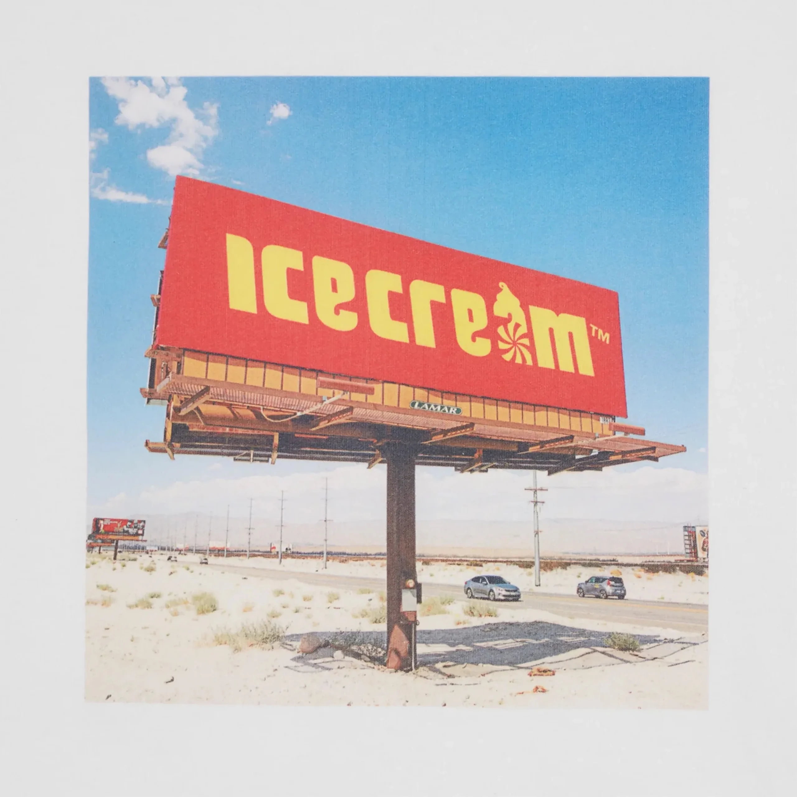 T-SHIRT BILLBOARD BLANC – Image 2